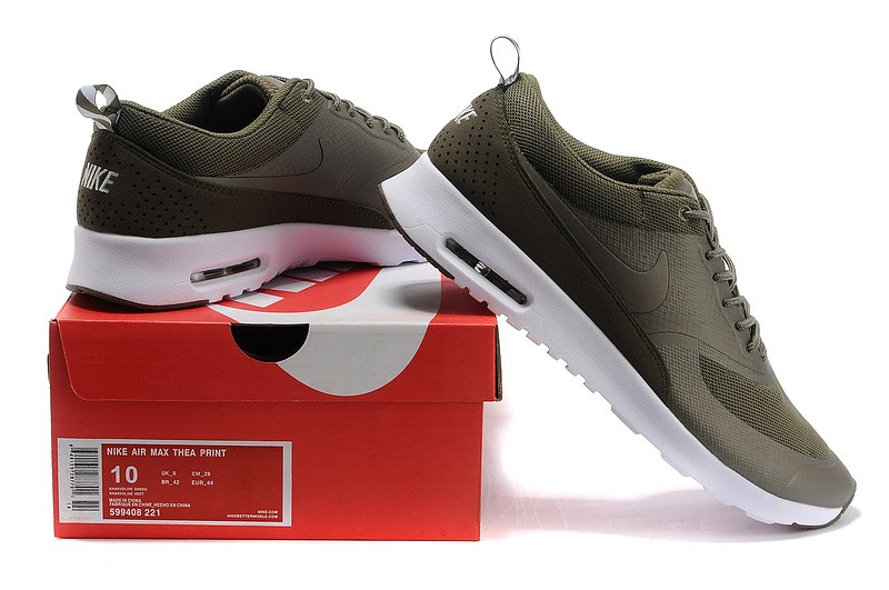 nike air max thea khaki groen nike air max thea khaki groen